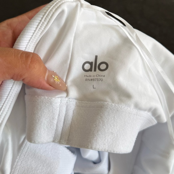 ALO Yoga White Jumpsuit with Contoured Silhouette - Picture 5 of 5